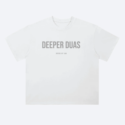 DEEPER DUAS TEE - BLANC